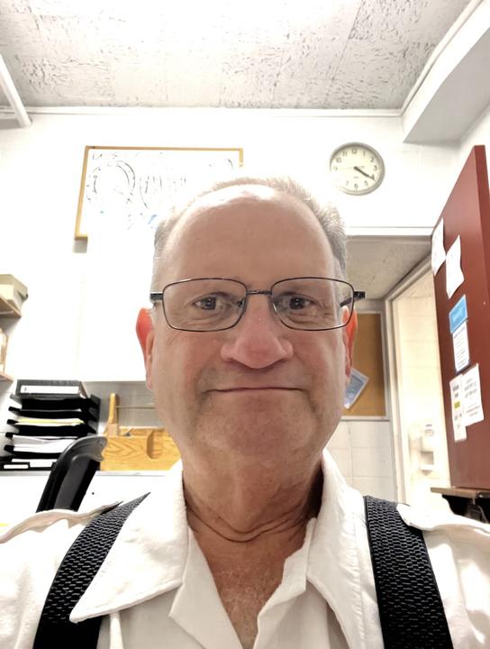 Doug wearing Glasses