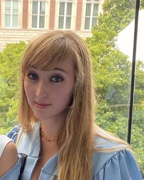 Chiara outside