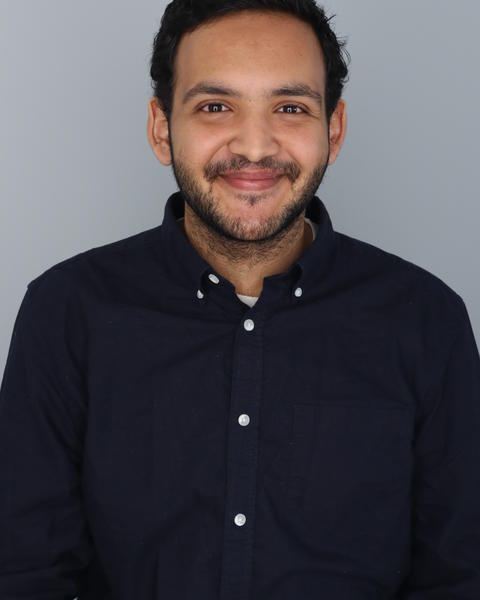 Youssef in navy blue